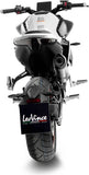 Auspuffendrohr Ohne Geräuschzulassung Lv One Evo Edelstahl Endkappe Carbon Fiber - Leovince Kompatibel Mit Cfmoto 800 Nk Sport (2023-2024)
