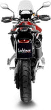 Exhaust Tip With Noise Certification Lv One Evo Steel Black Carbon Fiber End Cap - Leovince Compatible With Triumph Tiger 900 Gt Pro (2024-2026)