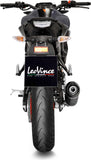 Komplette Auspuffanlage Ohne Katalysator Und Ohne Geräuschzulassung Lv One Evo Edelstahl Schwarz Endkappe Carbon Fiber - Leovince Kompatibel Mit Yamaha Xsr 125 (2025-2026)