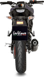 Komplette Auspuffanlage Ohne Katalysator Und Ohne Geräuschzulassung Lv One Evo Carbon Fiber Endkappe Carbon Fiber - Leovince Kompatibel Mit Yamaha Mt-125 (2021-2024)