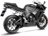 Auspuffendrohr Ohne Geräuschzulassung Lv One Evo Edelstahl Endkappe Carbon Fiber - Leovince Kompatibel Mit Honda Cbr 600 Rr (2024-2026)