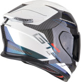 Integralhelm Für Motorrad Scorpion Exo Exo-Gt Sp Air Ultra Tct Chamäleon-Weiß Flex Grösse Xl