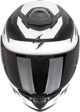 Integralhelm Für Motorrad Scorpion Exo Exo-Gt Sp Air Ultra Tct Mattschwarz Silber Tornado Grösse L