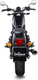 Auspuffendrohr Ohne Geräuschzulassung Classic Racer Edelstahl Schwarz Endkappe Edelstahl - Leovince Kompatibel Mit Honda Cmx 500 Rebel (2024-2026)