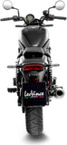 Auspuffendstück Mit Geräuschzulassung Classic Racer Edelstahl Schwarz Endkappe Edelstahl - Leovince Kompatibel Mit Kawasaki Eliminator 500 - Se (2024-2026)
