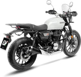 Auspuffendstück Mit Geräuschzulassung Classic Racer Edelstahl Schwarz Endkappe Edelstahl - Leovince Kompatibel Mit Honda Gb 350 S (2025-2026)