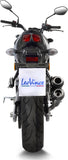Auspuffendrohr Ohne Geräuschzulassung Gp Duals Edelstahl Endkappe Edelstahl - Leovince Kompatibel Mit Suzuki Sv 650 (2016-2024)