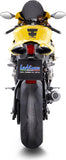 Auspuffendrohr Ohne Geräuschzulassung Lv-10 Edelstahl Schwarz Endkappe Edelstahl - Leovince Kompatibel Mit Yamaha Yzf-R1 - M 1000 (2017-2019)