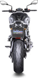 Auspuffendstück Mit Geräuschzulassung Lv-10 Edelstahl Endkappe Edelstahl - Leovince Kompatibel Mit Kawasaki Z 900 (2017-2019)