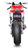 Auspuffendrohr Ohne Geräuschzulassung Lv-10 Edelstahl Schwarz Endkappe Edelstahl - Leovince Kompatibel Mit Honda Cbr 1000 Rr Fireblade (2017-2019)