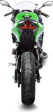 Auspuffendrohr Ohne Geräuschzulassung Lv-10 Edelstahl Endkappe Edelstahl - Leovince Kompatibel Mit Kawasaki Z 400 (2019-2021)