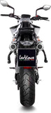Doppelauspuffanlage Ohne Geräuschzulassung Lv-10 Edelstahl Schwarz Endkappe Edelstahl - Leovince Kompatibel Mit Ktm 790 Duke - L A2 (2018-2020)
