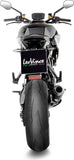 Auspuffendrohr Ohne Geräuschzulassung Lv-10 Edelstahl Schwarz Endkappe Edelstahl - Leovince Kompatibel Mit Ktm 1290 Super Duke R (2014-2016)