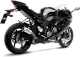 Auspuffendrohr Ohne Geräuschzulassung Lv-10 Edelstahl Endkappe Edelstahl - Leovince Kompatibel Mit Kawasaki Zx 6R Ninja (2013-2016)