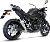 Auspuffendstück Mit Geräuschzulassung Lv-10 Edelstahl Endkappe Edelstahl - Leovince Kompatibel Mit Kawasaki Z 900 (2020-2024)
