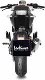 Auspuffendrohr Ohne Geräuschzulassung Lv-10 Edelstahl Endkappe Edelstahl - Leovince Kompatibel Mit Husqvarna Vitpilen 125 (2021-2023)