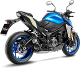 Auspuffendstück Mit Geräuschzulassung Lv-10 Carbon Fiber Endkappe Edelstahl - Leovince Kompatibel Mit Suzuki Gsx-S 1000 (2021-2026)