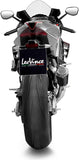 Auspuffendrohr Ohne Geräuschzulassung Lv-10 Carbon Fiber Endkappe Edelstahl - Leovince Kompatibel Mit Aprilia Tuono V4 1100 (2021-2024)