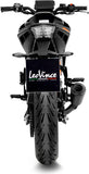 Auspuffendrohr Ohne Geräuschzulassung Lv-10 Edelstahl Full Schwarz Endkappe Edelstahl Schwarz - Leovince Kompatibel Mit Ktm 390 Duke (2021-2023)