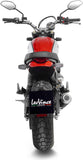 Exhaust Tip Without Sound Certification Lv-10 Carbon Fiber Stainless Steel End Cap - Leovince Compatible With Ducati Scrambler 800 Icon (2021-2022)