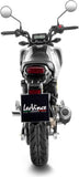 Complete Exhaust System Without Catalytic Converter And Without Sound Certification Lv-10 Carbon Fiber Stainless Steel End Cap - Leovince Compatible With Honda Grom 125 (2022-2024)