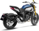 Auspuffendstück Mit Geräuschzulassung Lv-10 Edelstahl Endkappe Edelstahl - Leovince Kompatibel Mit Cfmoto 700 Cl-X Heritage (2021-2023)