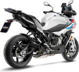 Auspuffendstück Mit Geräuschzulassung Lv-10 Edelstahl Full Schwarz Endkappe Edelstahl Schwarz - Leovince Kompatibel Mit Bmw S 1000 Xr (2020-2023)