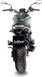 Auspuffendstück Mit Geräuschzulassung Lv-10 Edelstahl Full Schwarz Endkappe Edelstahl Schwarz - Leovince Kompatibel Mit Benelli Leoncino 800 (2022-2024)