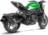 Auspuffendstück Mit Geräuschzulassung Lv-10 Edelstahl Endkappe Edelstahl - Leovince Kompatibel Mit Benelli 752 S (2019-2024)