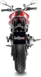 Auspuffendrohr Ohne Geräuschzulassung Lv-10 Edelstahl Endkappe Edelstahl - Leovince Kompatibel Mit Ducati Monster 937 (2021-2024)