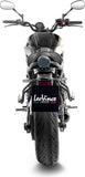 Komplette Auspuffanlage Ohne Katalysator Und Ohne Geräuschzulassung Lv-10 Edelstahl Full Schwarz Endkappe Edelstahl Schwarz - Leovince Kompatibel Mit Yamaha Xsr 700 (2021-2024)