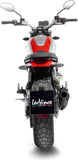 Auspuffendstück Mit Geräuschzulassung Lv-10 Edelstahl Full Schwarz Endkappe Edelstahl Schwarz - Leovince Kompatibel Mit Ducati Scrambler 800 Icon (2023-2024)