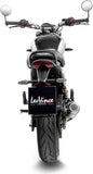 Auspuffendrohr Ohne Geräuschzulassung Lv-10 Edelstahl Endkappe Edelstahl - Leovince Kompatibel Mit Triumph Scrambler 400 X (2024-2026)