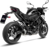 Exhaust Tip With Noise Certification Lv-10 Steel Black Stainless Steel End Cap - Leovince Compatible With Kawasaki Z 900 (2025-2026)