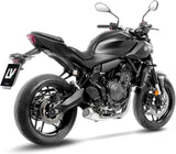Complete Exhaust System Without Catalytic Converter And Without Sound Certification Lv-10 Stainless Steel Stainless Steel End Cap - Leovince Compatible With Yamaha Mt-07 (2025-2026)