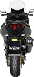 Komplette Abgasanlage Mit Katalysator Und Geräuschzulassung Lv-12 Edelstahl Schwarz Endkappe Carbon Fiber - Leovince Kompatibel Mit Yamaha Xp 560 T-Max (2020-2024)