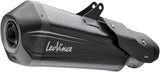 Auspuffendrohr Ohne Geräuschzulassung Lv-12 R Edelstahl Schwarz Endkappe Carbon Fiber - Leovince Kompatibel Mit Ktm 1290 Super Adventure R - S (2021-2024)