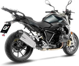 Auspuffendrohr Ohne Geräuschzulassung Lv-12 R Edelstahl Endkappe Carbon Fiber - Leovince Kompatibel Mit Bmw R 1250 - Rs (2019-2025)