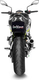 Auspuffendrohr Ohne Geräuschzulassung Lv Corsa Carbon Fiber Endkappe Edelstahl - Leovince Kompatibel Mit Kawasaki Z 900 A2 (2025-2026)