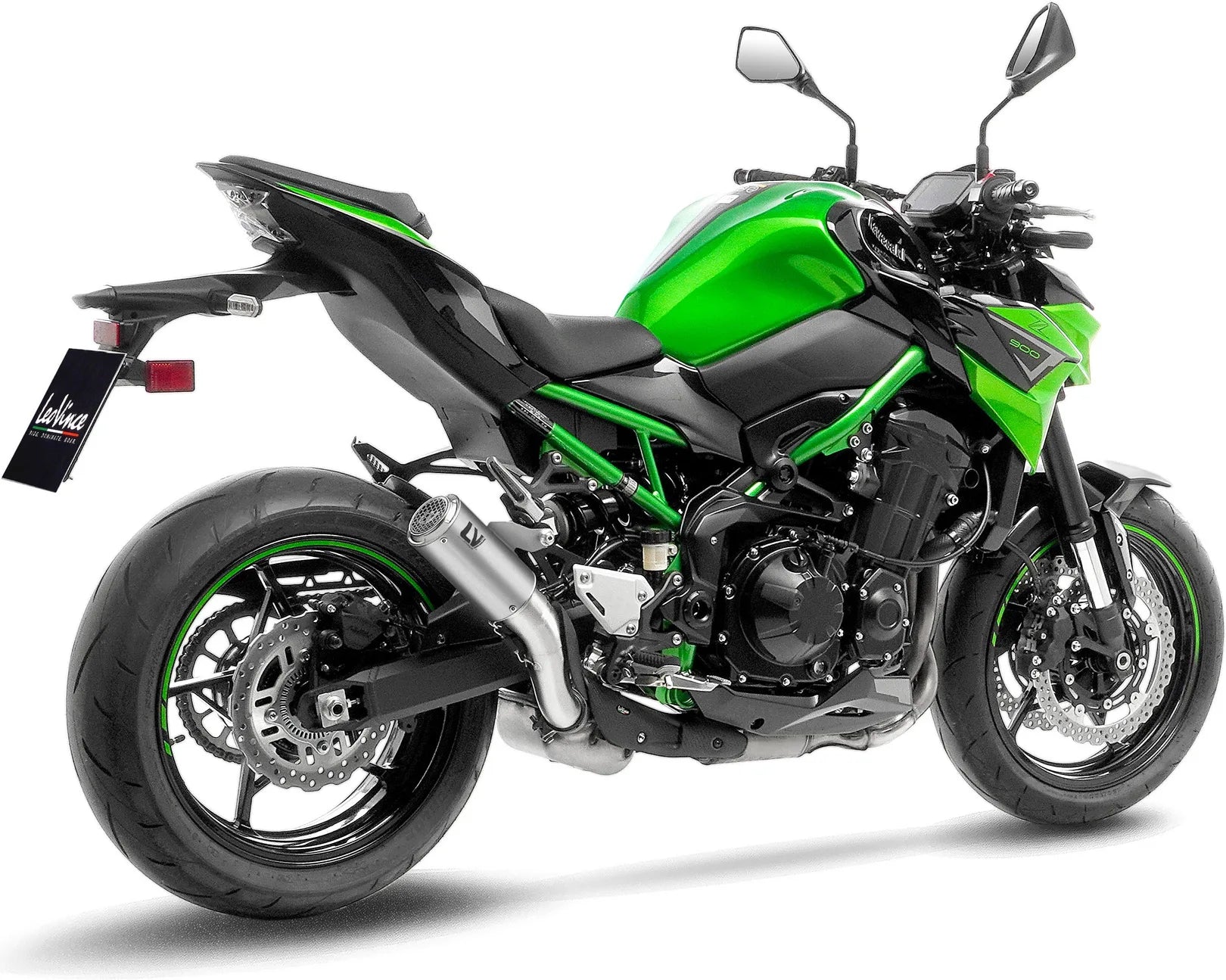 Auspuffendstück Mit Geräuschzulassung Lv Corsa S Titan Endkappe Edelstahl - Leovince Kompatibel Mit Kawasaki Z 900 (2025-2026)