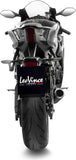 Auspuffendrohr Ohne Geräuschzulassung Lv Corsa Edelstahl Schwarz Endkappe Edelstahl - Leovince Kompatibel Mit Yamaha Yzf-R6 (2006-2021)