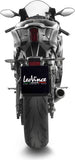 Auspuffendrohr Ohne Geräuschzulassung Lv Corsa Carbon Fiber Endkappe Edelstahl - Leovince Kompatibel Mit Yamaha Yzf-R6 (2006-2021)