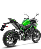 Auspuffendrohr Ohne Geräuschzulassung Lv Corsa Carbon Fiber Endkappe Edelstahl - Leovince Kompatibel Mit Kawasaki Z 900 (2020-2024)