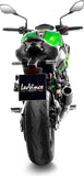 Auspuffendrohr Ohne Geräuschzulassung Lv Corsa Carbon Fiber Endkappe Edelstahl - Leovince Kompatibel Mit Kawasaki Z 900 (2020-2024)