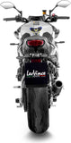 Auspuffendrohr Ohne Geräuschzulassung Lv Corsa Edelstahl Schwarz Endkappe Edelstahl - Leovince Kompatibel Mit Yamaha Mt-10 - Sp (2016-2020)