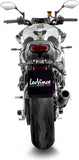 Auspuffendrohr Ohne Geräuschzulassung Lv Corsa Carbon Fiber Endkappe Edelstahl - Leovince Kompatibel Mit Yamaha Fz-10 - Sp (2022-2025)
