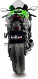 Auspuffendrohr Ohne Geräuschzulassung Lv Corsa Edelstahl Schwarz Endkappe Edelstahl - Leovince Kompatibel Mit Kawasaki Zx 10Rr Ninja (2017-2020)