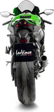 Auspuffendrohr Ohne Geräuschzulassung Lv Corsa Carbon Fiber Endkappe Edelstahl - Leovince Kompatibel Mit Kawasaki Zx 10Rr Ninja (2017-2020)
