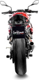 Auspuffendrohr Ohne Geräuschzulassung Lv Corsa Edelstahl Schwarz Endkappe Edelstahl - Leovince Kompatibel Mit Bmw M 1000 Rr (2019-2024)