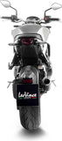 Auspuffendrohr Ohne Geräuschzulassung Lv Corsa Edelstahl Schwarz Endkappe Edelstahl - Leovince Kompatibel Mit Honda Cb 1000 R Neo Sports Café (2018-2024)